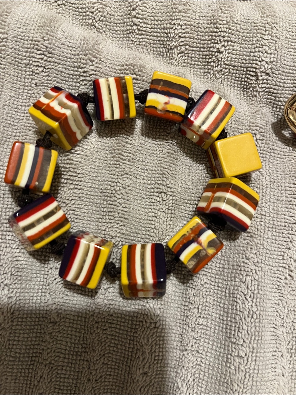 Vintage Jackie Brazil Carlos Sabral Pop Art Striped “licorice of all sorts”
